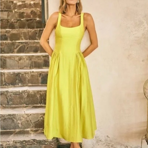 Antonio Melani x M.G. Style Jen A-Line Square Neck Sleeveless Maxi Dress - Picture 2 of 2